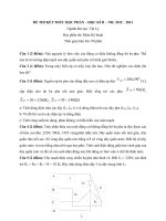 Đề thi Điện kĩ thuật HK2 12-13 ĐH Sư phạm