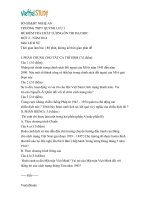 Đề thi thử Đại học môn Lịch Sử trường THPT Quỳnh Lưu 1- Nghệ An - năm 2014