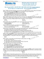 40 Câu hỏi trắc nghiệm Phương pháp giải bài tập Di truyền học người P4