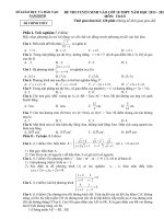 tập đề  thi tuyển vào lớp 10 năm 2013 - 2014