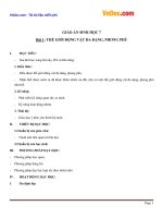 Giáo án sinh học 7 bài 1