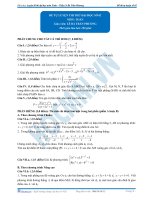 Đề thi thử Đại học số 2 Thầy Lê Bá Trần Phương