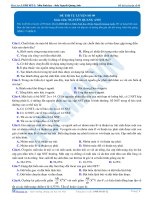 Đề thi thử môn Sinh học thầy Nguyễn Quang Anh số 9