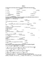 Đề thi tiếng anh lớp 6 (13)