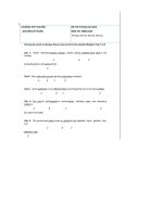 Anh Văn Thi Thử Đại Học 2015 - Chuyên Nguyễn Chí Thanh