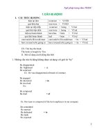 Tổng hợp ngữ pháp luyện thi TOEIC