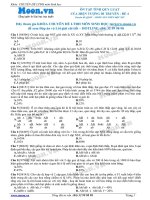 Đề 4 Tính quy luật của hiện tượng di truyền