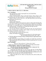 Đề thi thử Đại học môn Ngữ Văn Đợt 3 Tháng 6 năm 2014, trường THPT Chuyên Hà Tĩnh