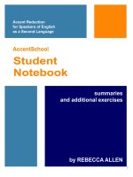 accentschool Student Notebook