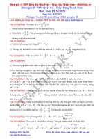 Đề thi thử đại học môn Toán năm 2015 (2)