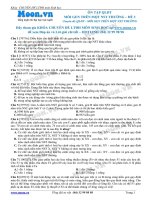 Đề 3 Quy luật di truyền (Mỗi gen trên 1 NST thường)