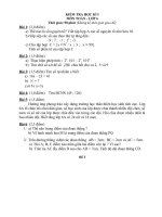 tham khảo đề thi hk1 toán 6 số 8