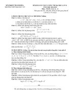 Đề thi thử Đại học môn Toán năm 2013 lần 02 trường THPT Đào Duy Từ,Thanh Hóa