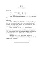 đề tham khảo thi hsg môn toán lớp 7, đề số 27