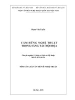 Cảm hứng nghệ thuật trong sáng tác hội họa.