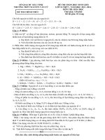Đề hoá học lớp 10 - ôn thi kiểm tra, thi học sinh giỏi sưu tầm tham khảo (96)