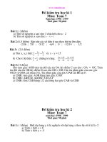 đề thi học kì 1 và 2 toán lớp 7