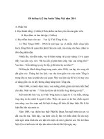 Đề thi học kì 2 lớp 5 môn tiếng việt năm 2014