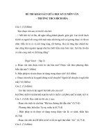 ĐỀ THI KHẢO SÁT GIỮA HỌC KỲ II MÔN VĂN LỚP 6