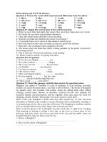 Đề ôn thi hsg anh 8 số 9