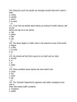 Tuyển tập câu hỏi trắc nghiệm tiếng anh (11)