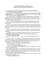 ĐỀ CƯƠNG ÔN TẬP CAO HỌC LUẬT MÔN LÝ LUẬN NHÀ NƯỚC VÀ PHÁP LUẬT