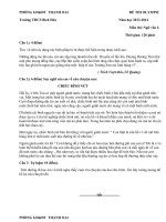 Đề ngữ văn 6 - đề kiểm tra, thi định kỳ học sinh giỏi tham khảo bồi dưỡng (131)