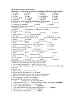Đề ôn thi hsg anh 8 số 6