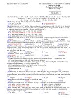 thpt quảng xương 3 đề thi thử thpt môn hóa học