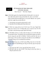 Đề thi môn vật lý lớp 8 - kiểm tra học kì, thi học sinh giỏi tham khảo bồi dưỡng (7)