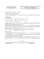 Đề thi thử ĐH 2014 môn Toán tỉnh Vĩnh Phúc THPT Ngô Gia Tự khối B D