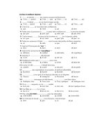 Đề thi thử đại học môn Tiếng Pháp (1)