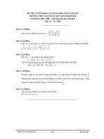 3 Đề thi Lớp 10 chuyên Toán 05-06 Trường THPT Lê Quý Đôn - Bình Định