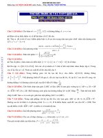 1 số đề thử sức trước kì thi đh môn toán
