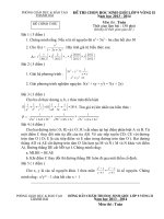 Đề thi học sinh giỏi Toán 9 số 1