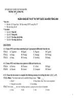 Đề thi thử đại học môn Tiếng Anh 2016 (12)