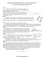 Đề thi học sinh giỏi tổng hợp môn vật lý THPT (6)