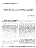 Thương mại, đầu tư và viện trợ của Châu Phi dưới tác động của khủng hoảng toàn cầu