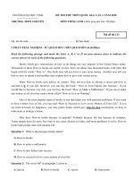 Đề thi thử môn Tiếng Anh 2016 (6)