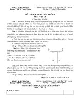 Đề thi học sinh giỏi môn vật lý lớp 10 (77)