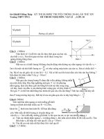 Đề thi học sinh giỏi môn vật lý lớp 10 (25)