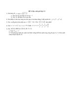 Đề thi học sinh giỏi Toán lớp 12 chọn lọc số 3