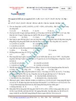 Đề thi thử THPT quốc gia môn Hóa học số 13