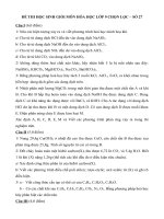 ĐỀ THI HỌC SINH GIỎI MÔN HÓA HỌC LỚP 9 CHỌN LỌC - SỐ 27