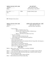 Đề ngữ văn 6 - đề kiểm tra, thi định kỳ học sinh giỏi tham khảo bồi dưỡng (11).DOC