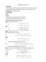 Hệ thống kiến thức môn Toán lớp 8