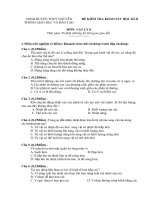 Đề thi môn vật lý lớp 8 - kiểm tra học kì, thi học sinh giỏi tham khảo bồi dưỡng (116)