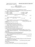 Đề thi môn vật lý lớp 8 - kiểm tra học kì, thi học sinh giỏi tham khảo bồi dưỡng (107)