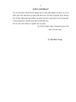 Một số giải pháp nhằm hoàn thiện hoạt động Marketing- Mix tại công ty cổ phần đầu tư và dịch vụ Đất Xanh miền Nam