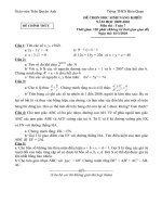 Đề toán lớp 7 - Đề kiểm tra, thi định kỳ, chọn học sinh năng khiếu toán lớp 7 tham khảo (46)
